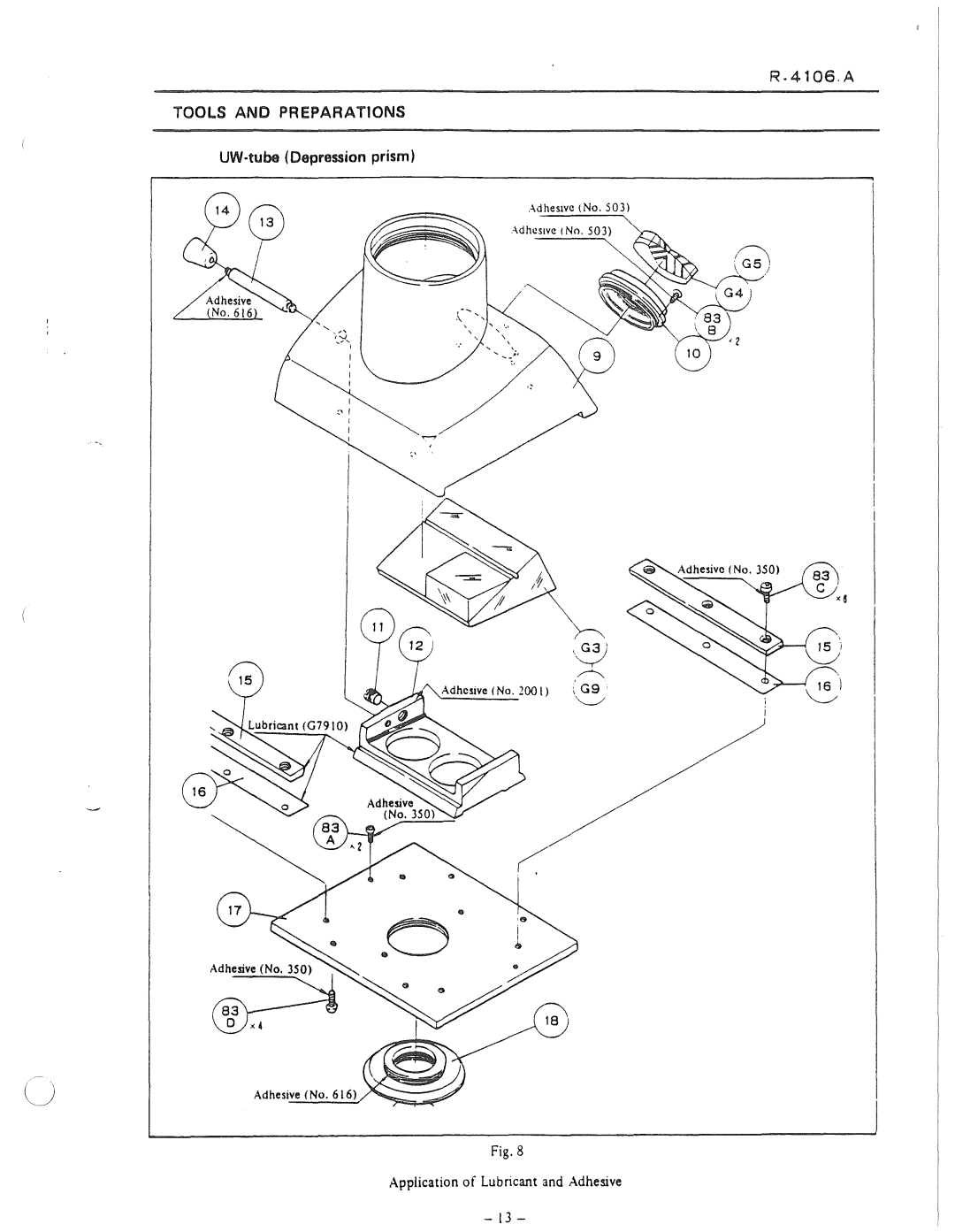 Nikon 50i and E100 manual UW-tube Oepression prism 