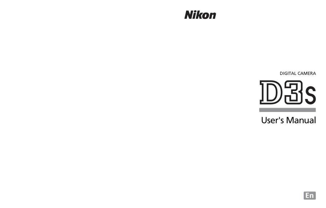 Nikon 6MB07411-03 user manual Digital Camera 