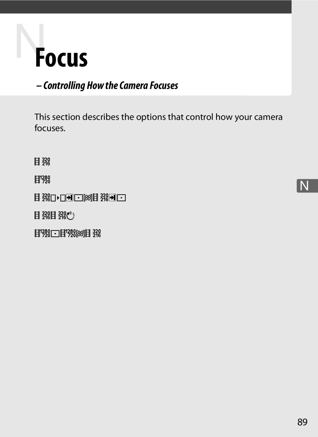 Nikon 6MB07411-03 user manual NFocus, Controlling How the Camera Focuses 