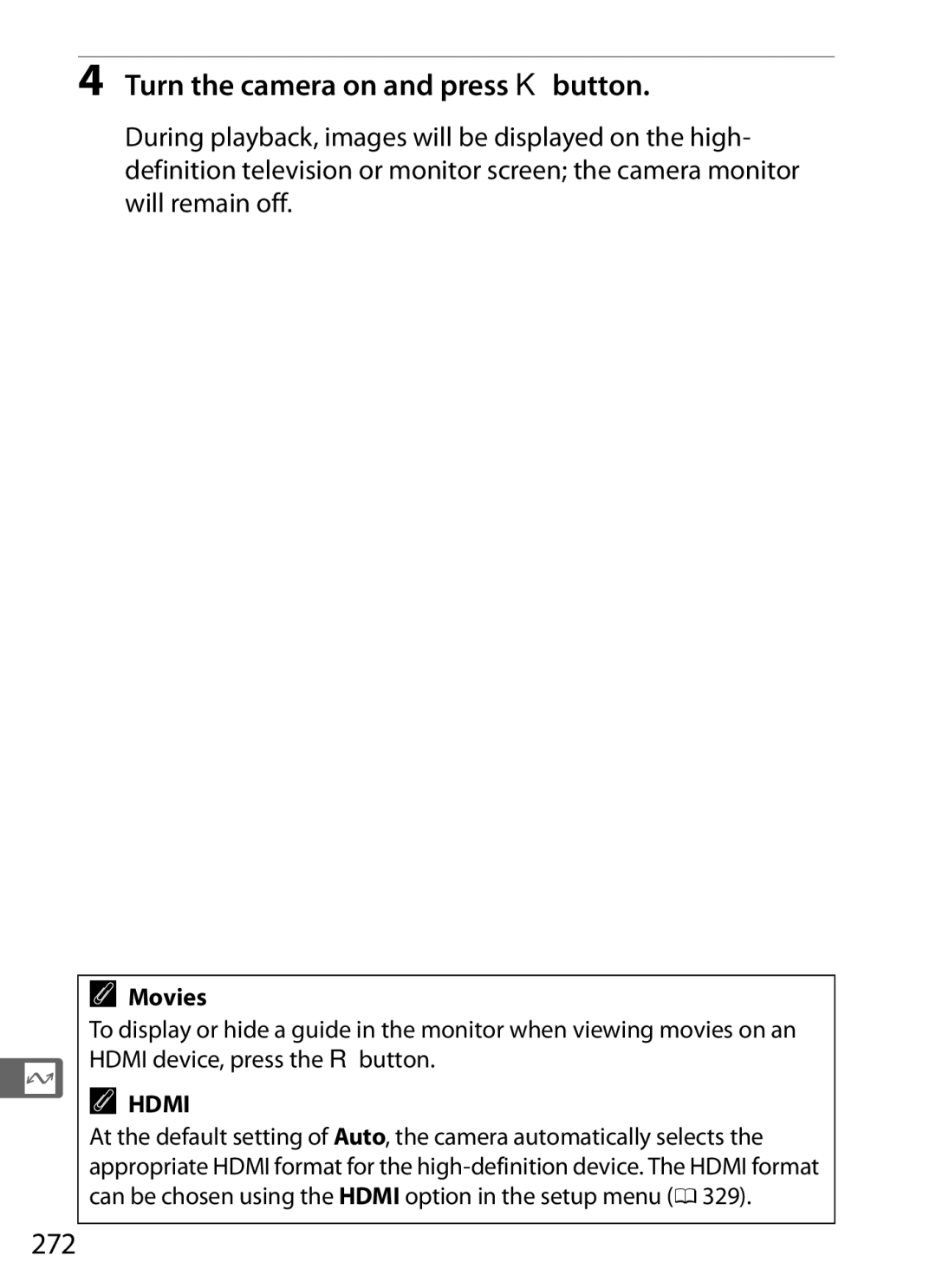 Nikon 6MB07411-03 user manual 272, Movies 