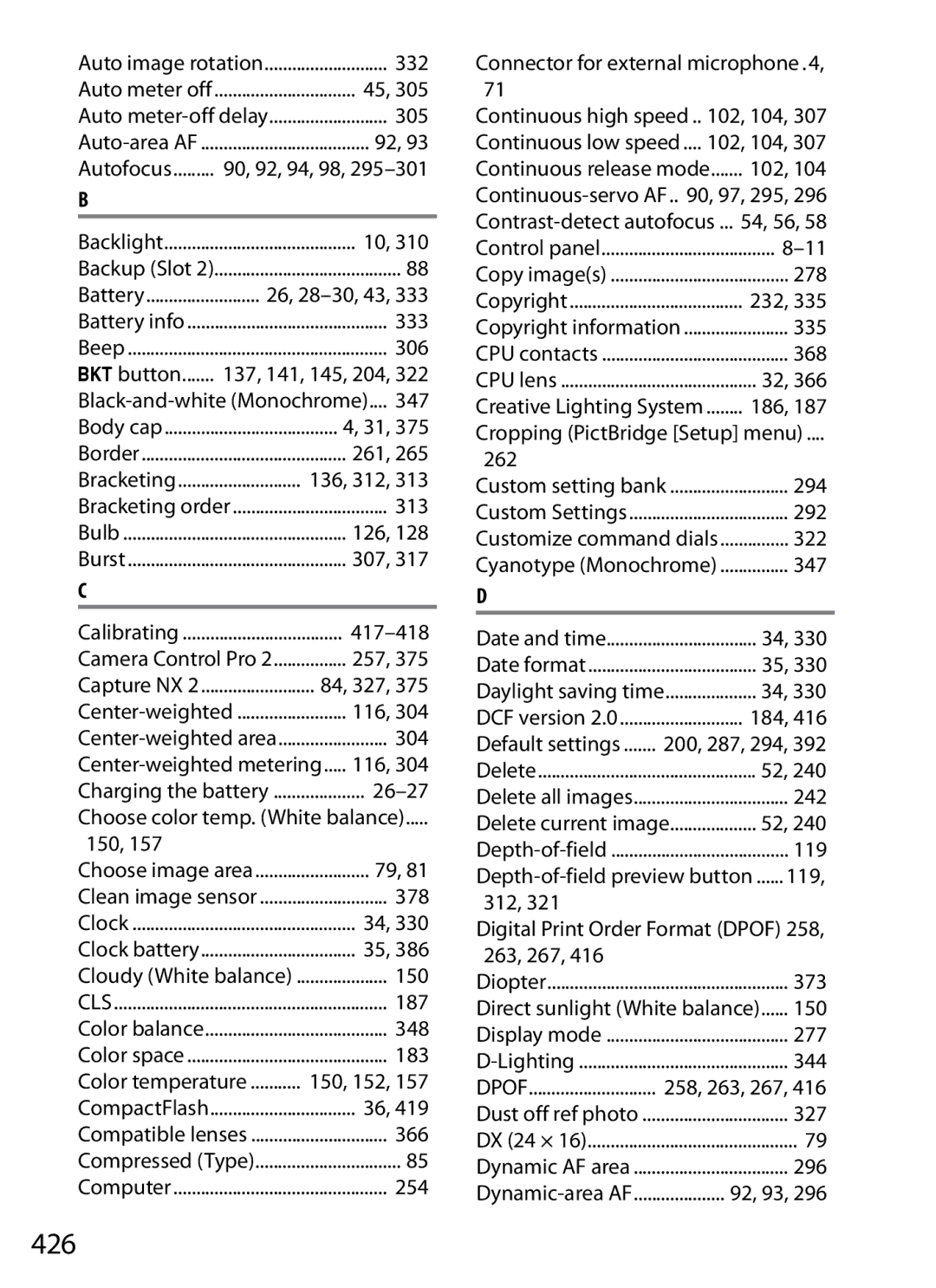 Nikon 6MB07411-03 user manual 426 