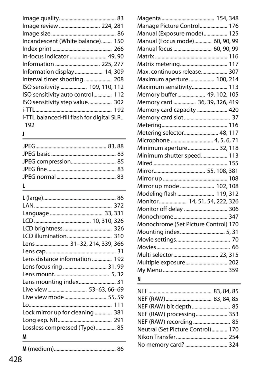 Nikon 6MB07411-03 user manual 428 