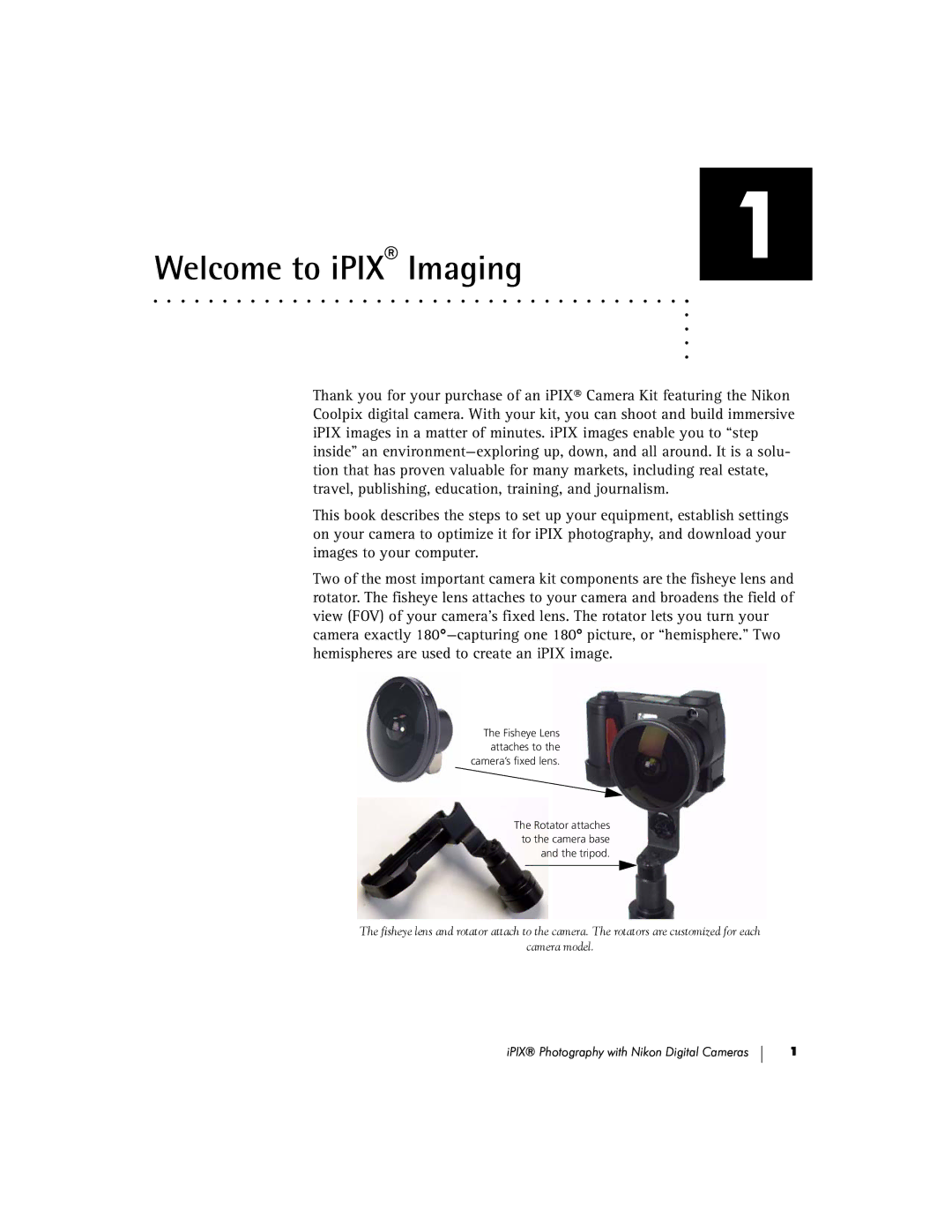 Nikon Coolpix 800, 700, Coolpix 950, COOLPIX 900 manual Welcome to iPIX Imaging 