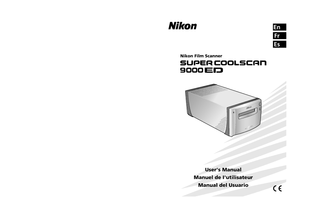 Nikon 9000ED user manual Manuel de Iutilisateur Manual del Usuario 