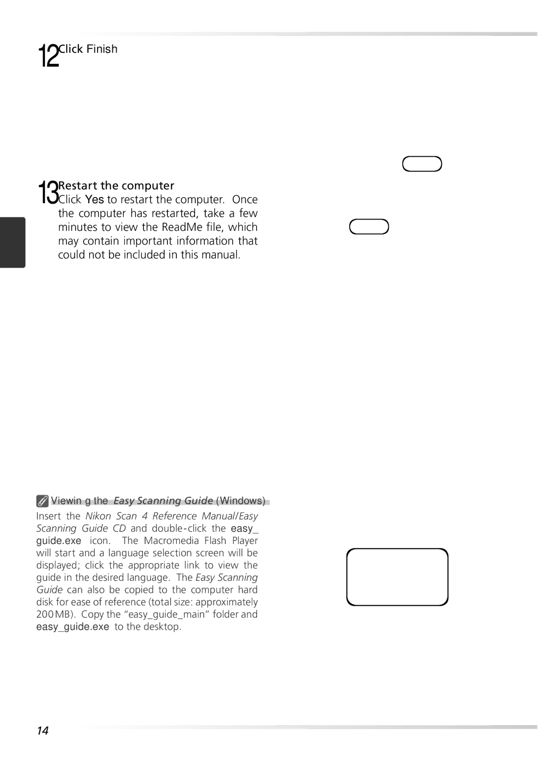 Nikon 9000ED user manual Viewing the Easy Scanning Guide Windows 