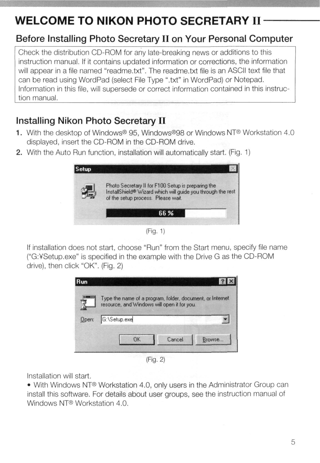 Nikon AC-2WE instruction manual Welcome to Nikon Photo Secretary 