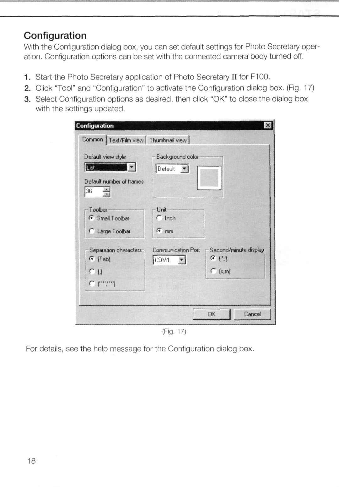 Nikon AC-2WE instruction manual Configuration, Default j 