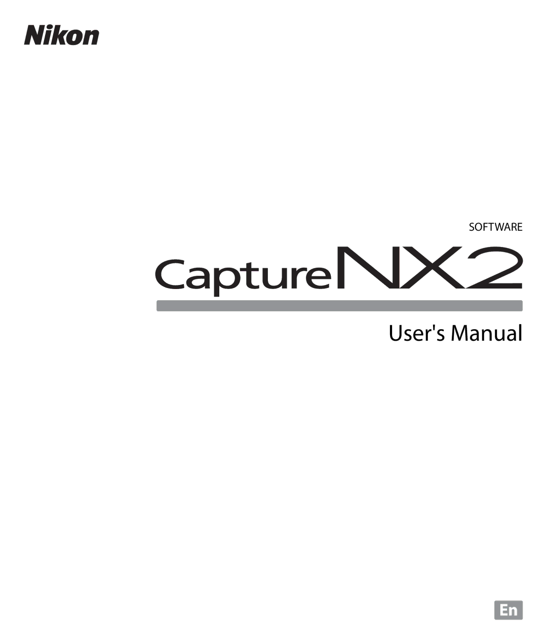 Nikon Capture NX2 user manual Software 