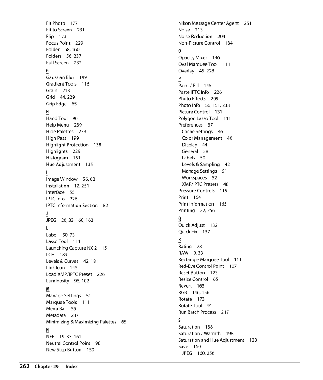 Nikon Capture NX2 user manual Jpeg 