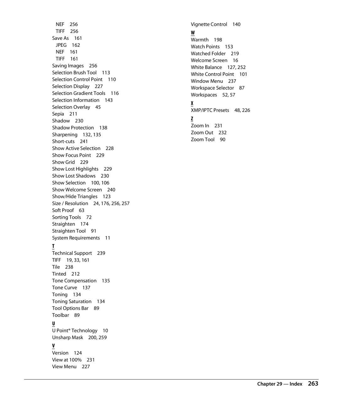 Nikon Capture NX2 user manual Tiff 