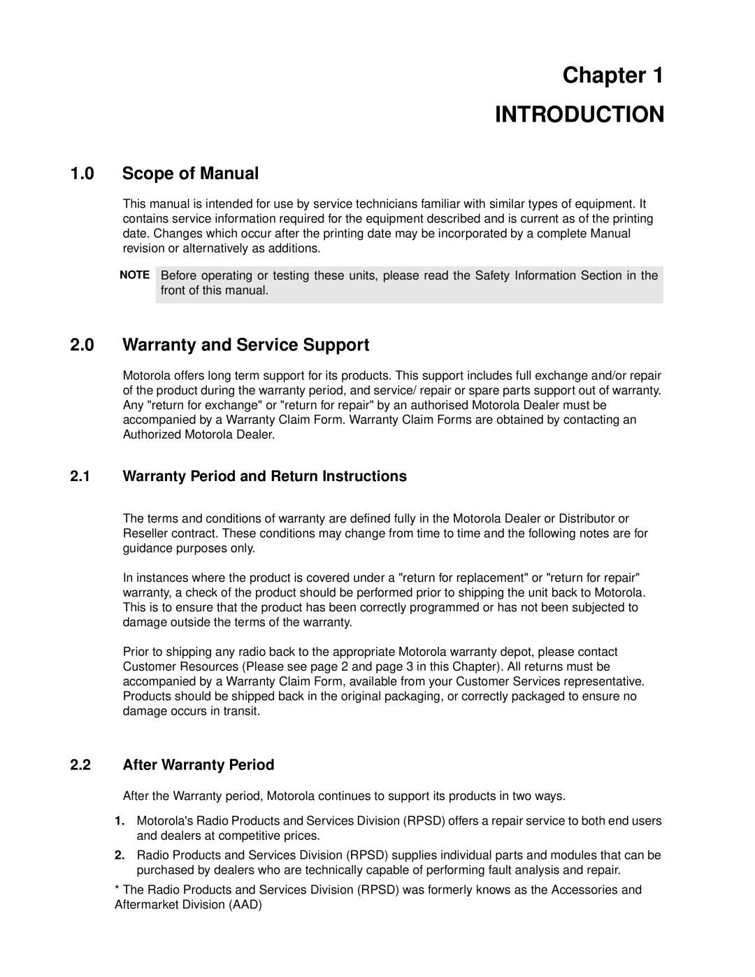 Nikon CM200 service manual Introduction 