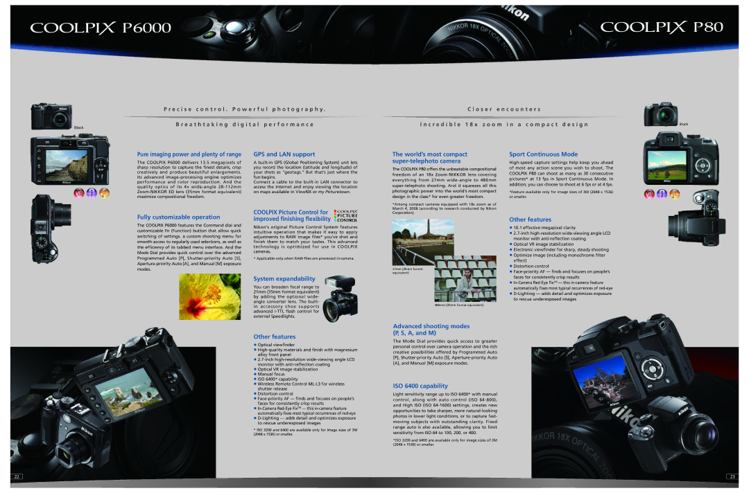 Nikon Compact Digital Camera manual GPS and LAN support 