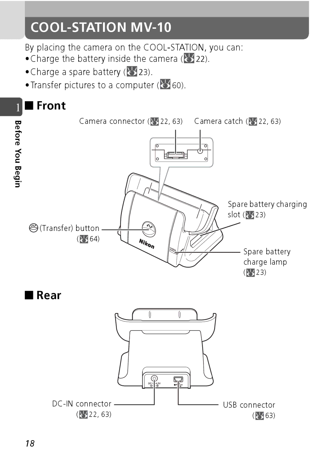 Nikon Coolpix SQ manual COOL-STATION MV-10 