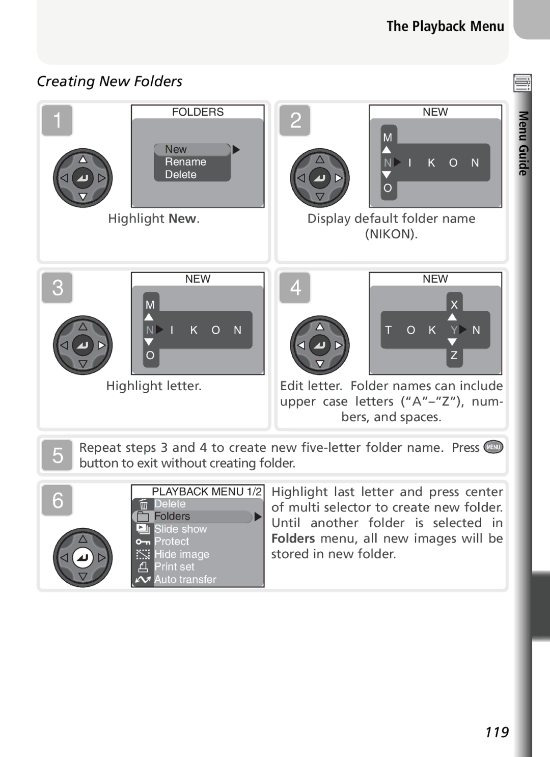 Nikon COOLPIX5400 manual 119 