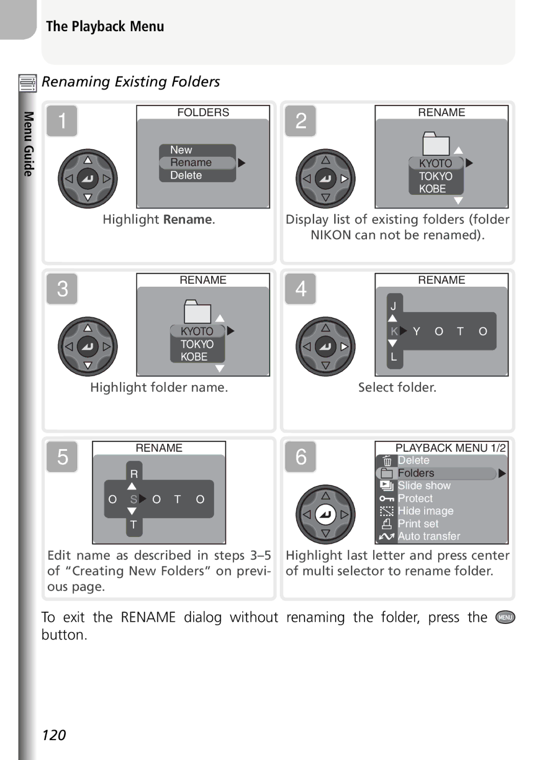 Nikon COOLPIX5400 manual 120 