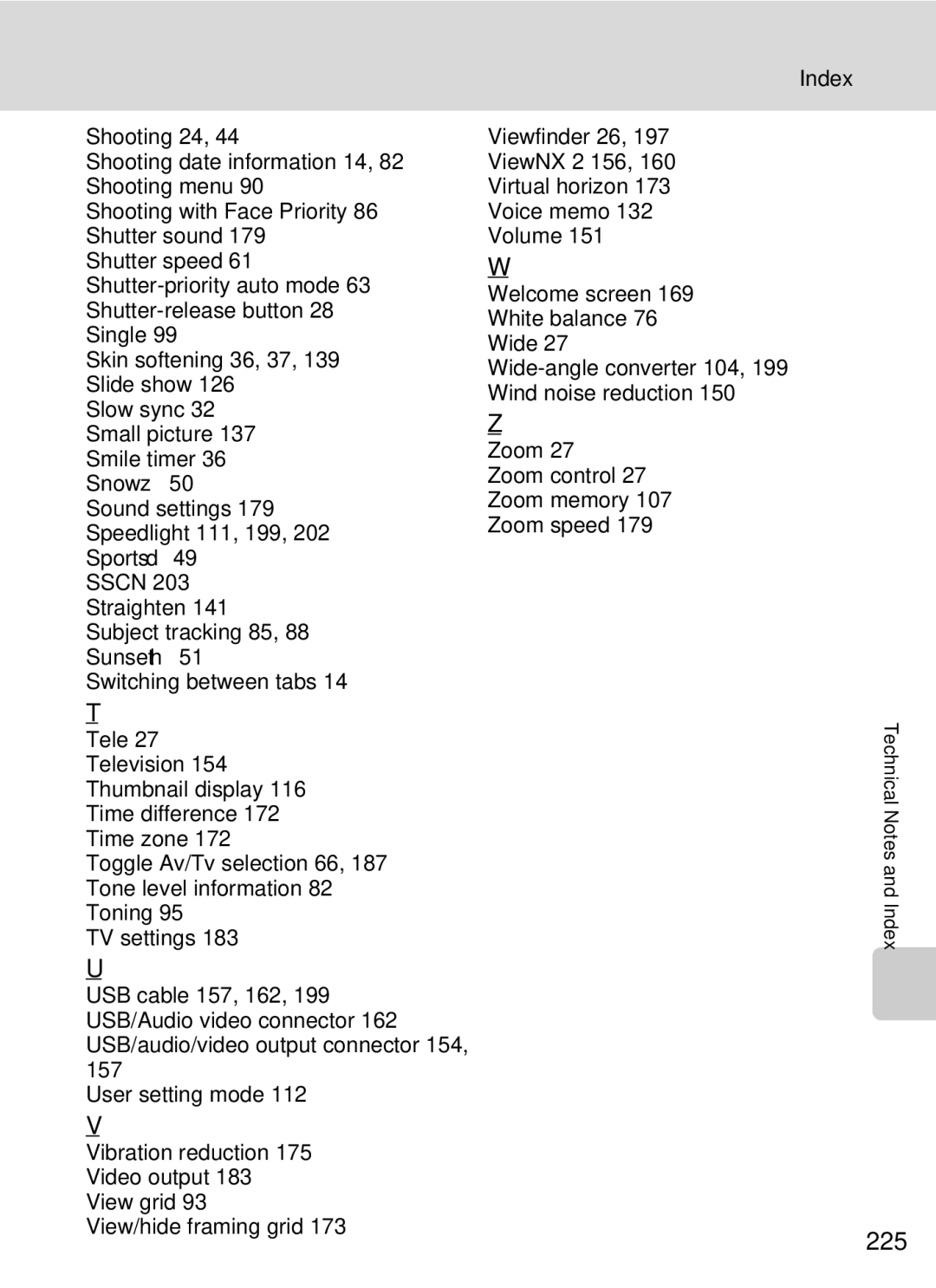 Nikon COOLPIXP7000 user manual 225 