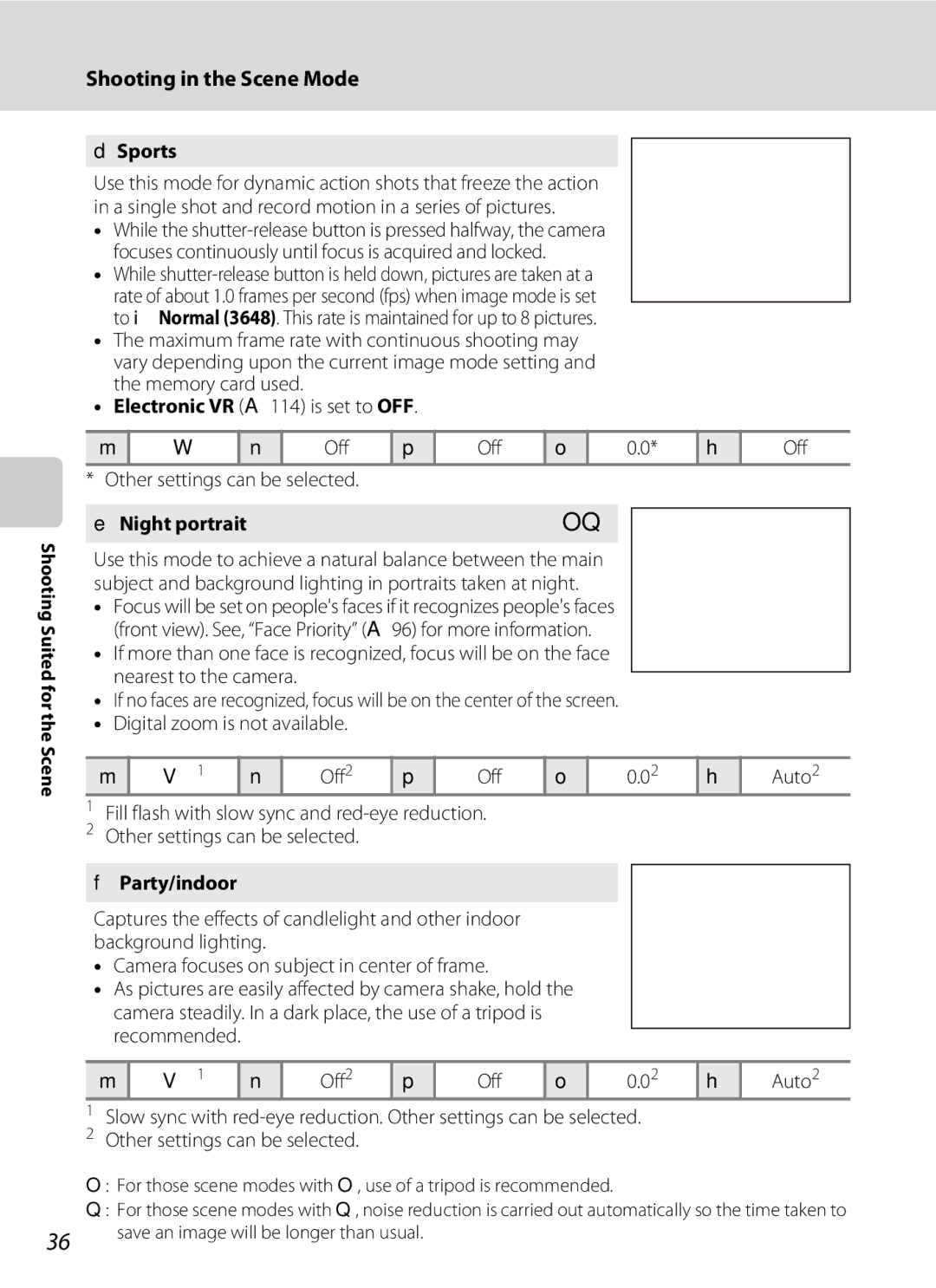 Nikon COOLPIXS550P, COOLPIXS550GB, COOLPIXS550CB user manual Sports 