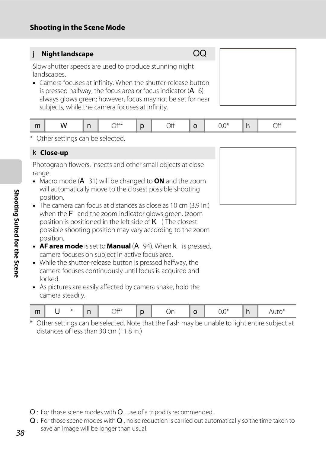 Nikon COOLPIXS550CB, COOLPIXS550P, COOLPIXS550GB user manual JNight landscape 