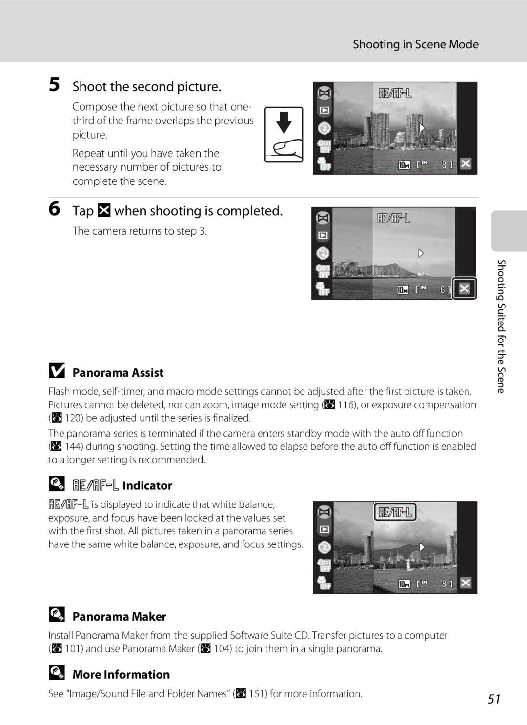 Nikon COOLPIXS60RED, COOLPIXS60PNK, COOLPIXS60BK user manual Shoot the second picture, Tap dwhen shooting is completed 