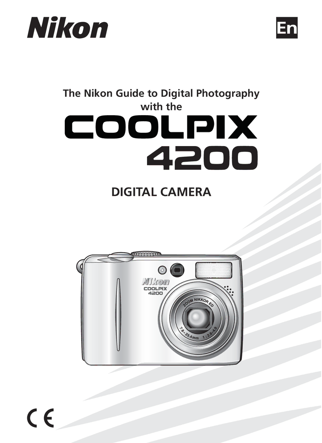 Nikon CP4200 manual Digital Camera 