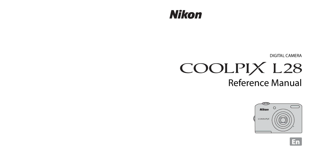 Nikon CT3A03 11, L28 Black, L28 Red, COOLPIXL28SIL, COOLPIXL28BLK, 6MN15911 03 manual Reference Manual 