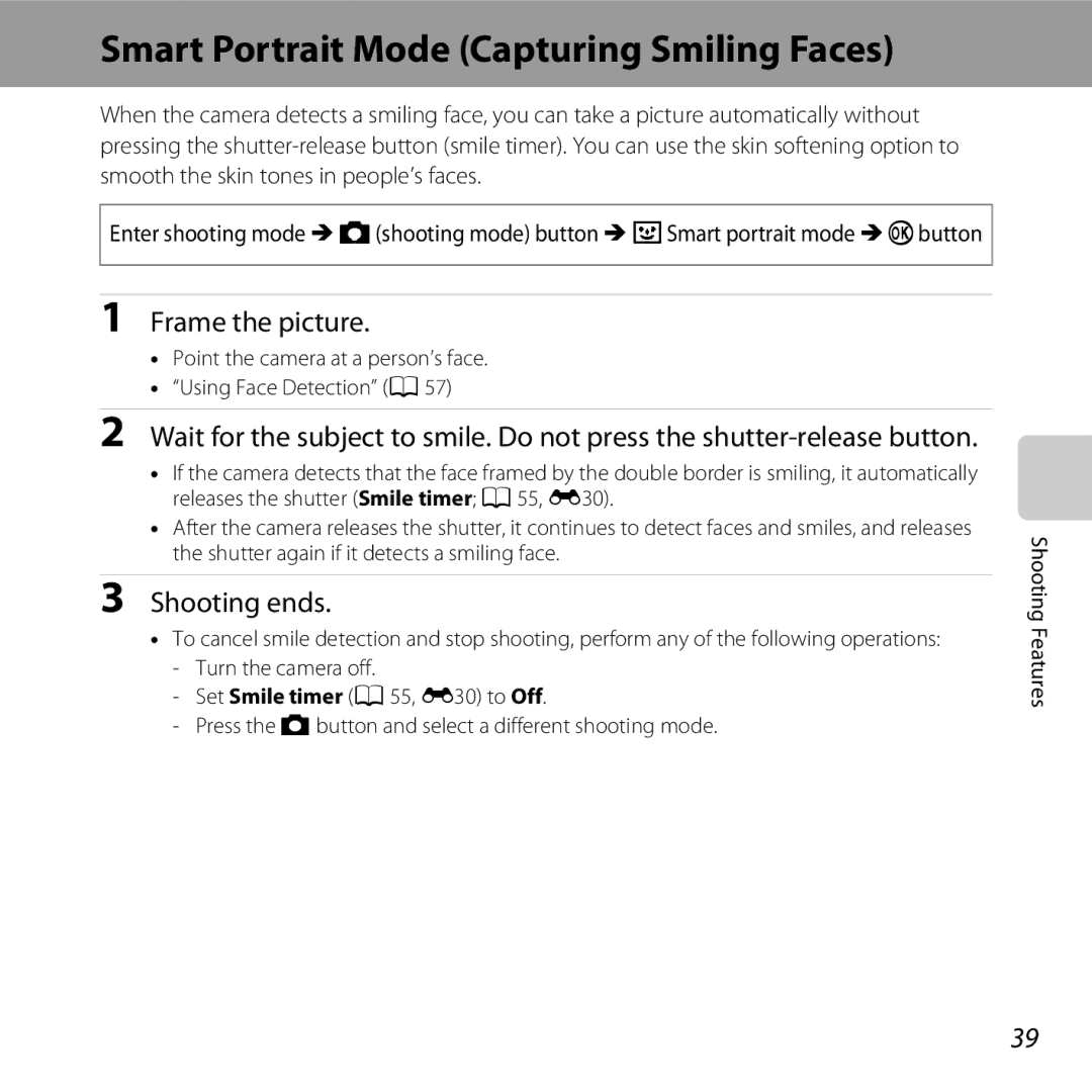 Nikon L28 Red, CT3A03 11, L28 Black manual Smart Portrait Mode Capturing Smiling Faces, Shooting ends, Turn the camera off 