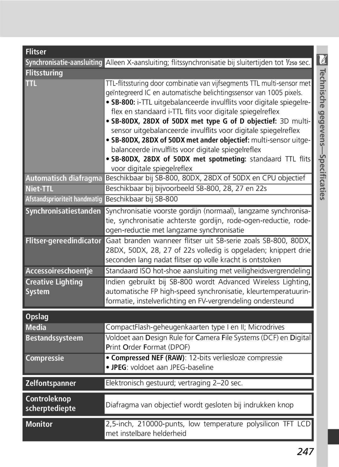 Nikon D2H manual 247 