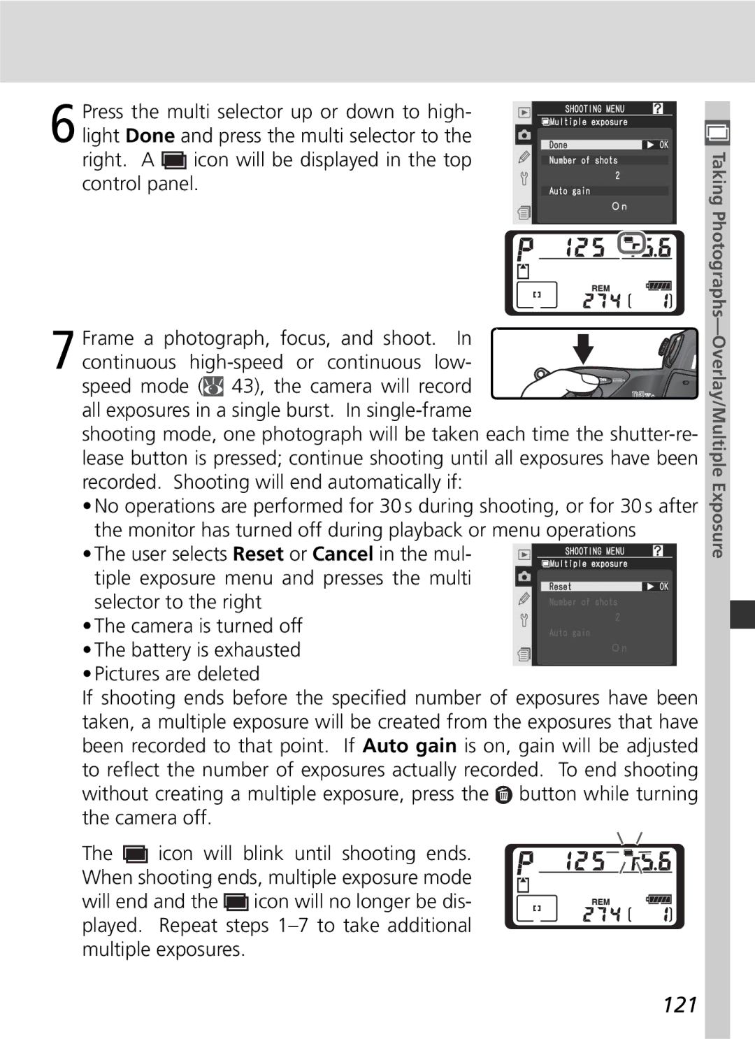 Nikon D2Xs manual 121 