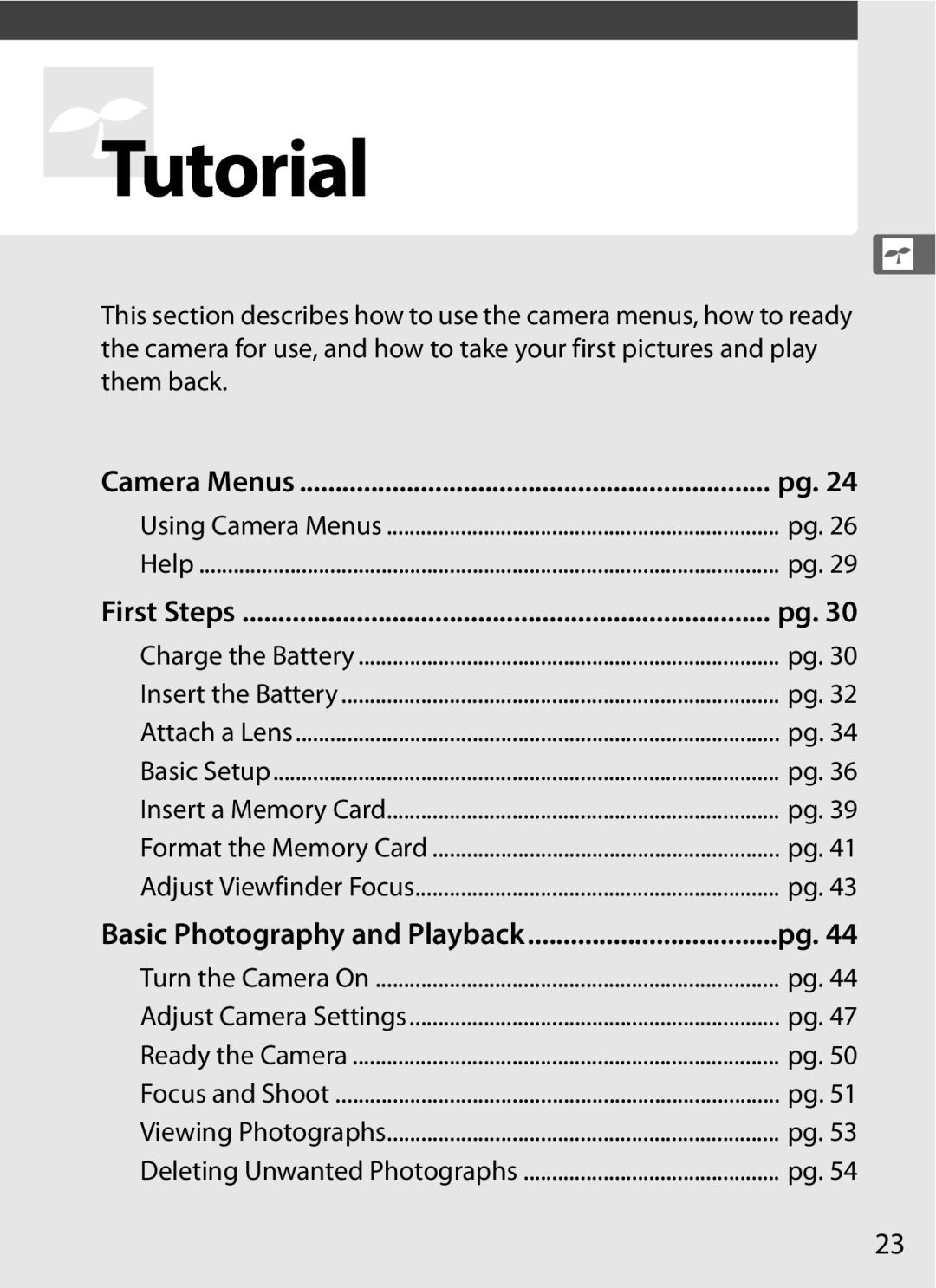 Nikon D300BODY, D300OUTFIT, 920162 user manual Camera Menus, First Steps, Basic Photography and Playback 