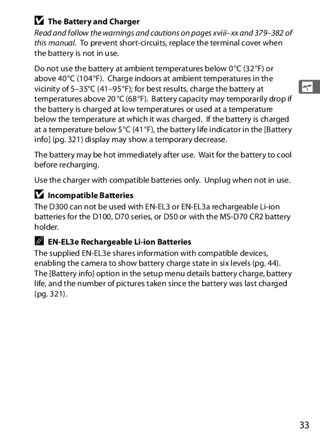 Nikon 920162, D300OUTFIT, D300BODY Battery and Charger, Incompatible Batteries, EN-EL3e Rechargeable Li-ion Batteries 