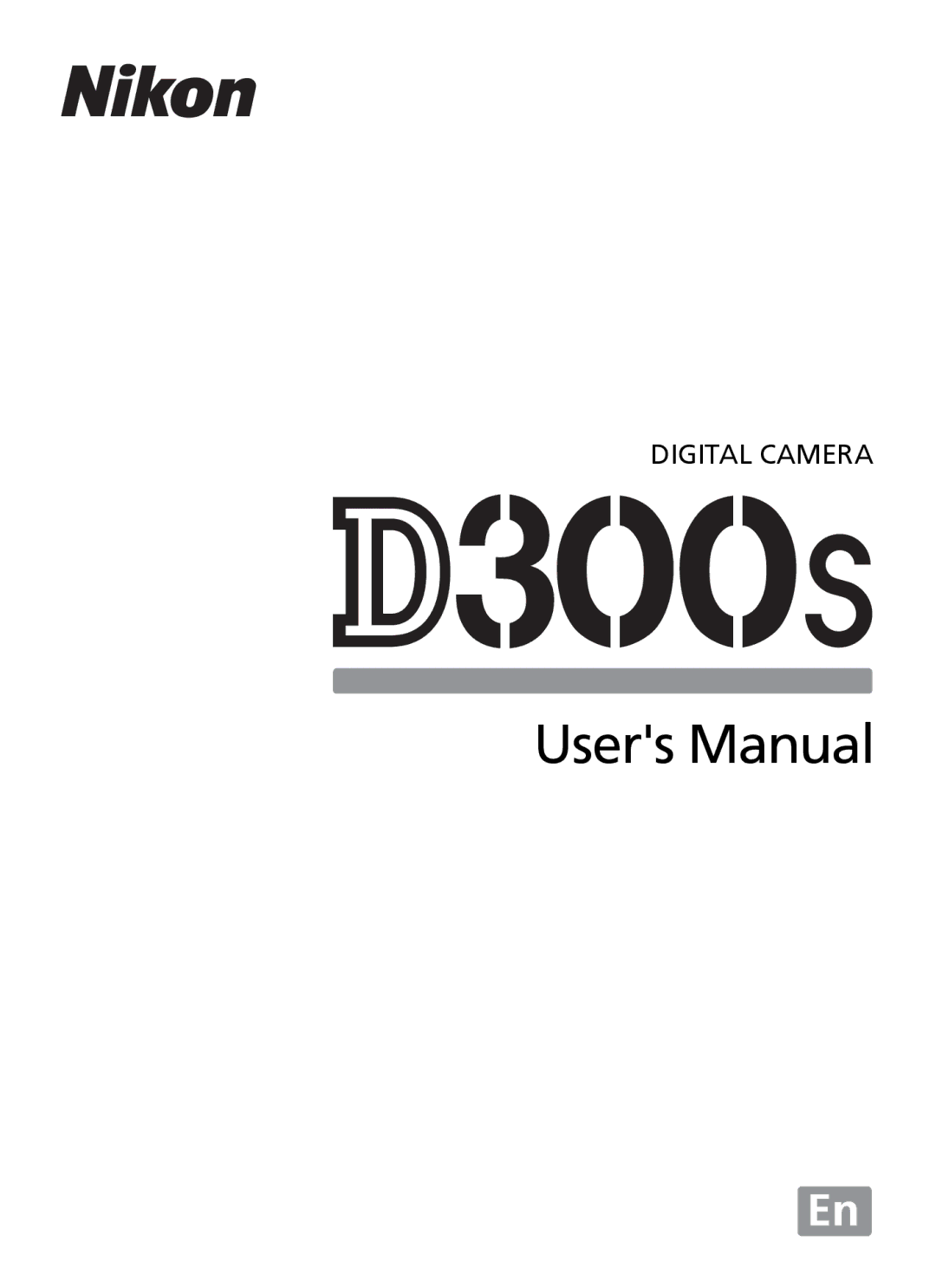 Nikon D300S (Body Only), D300s user manual Digital Camera 