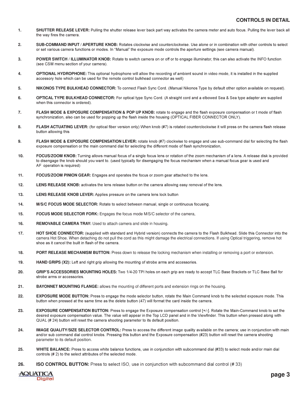 Nikon D300s manual Controls in Detail 