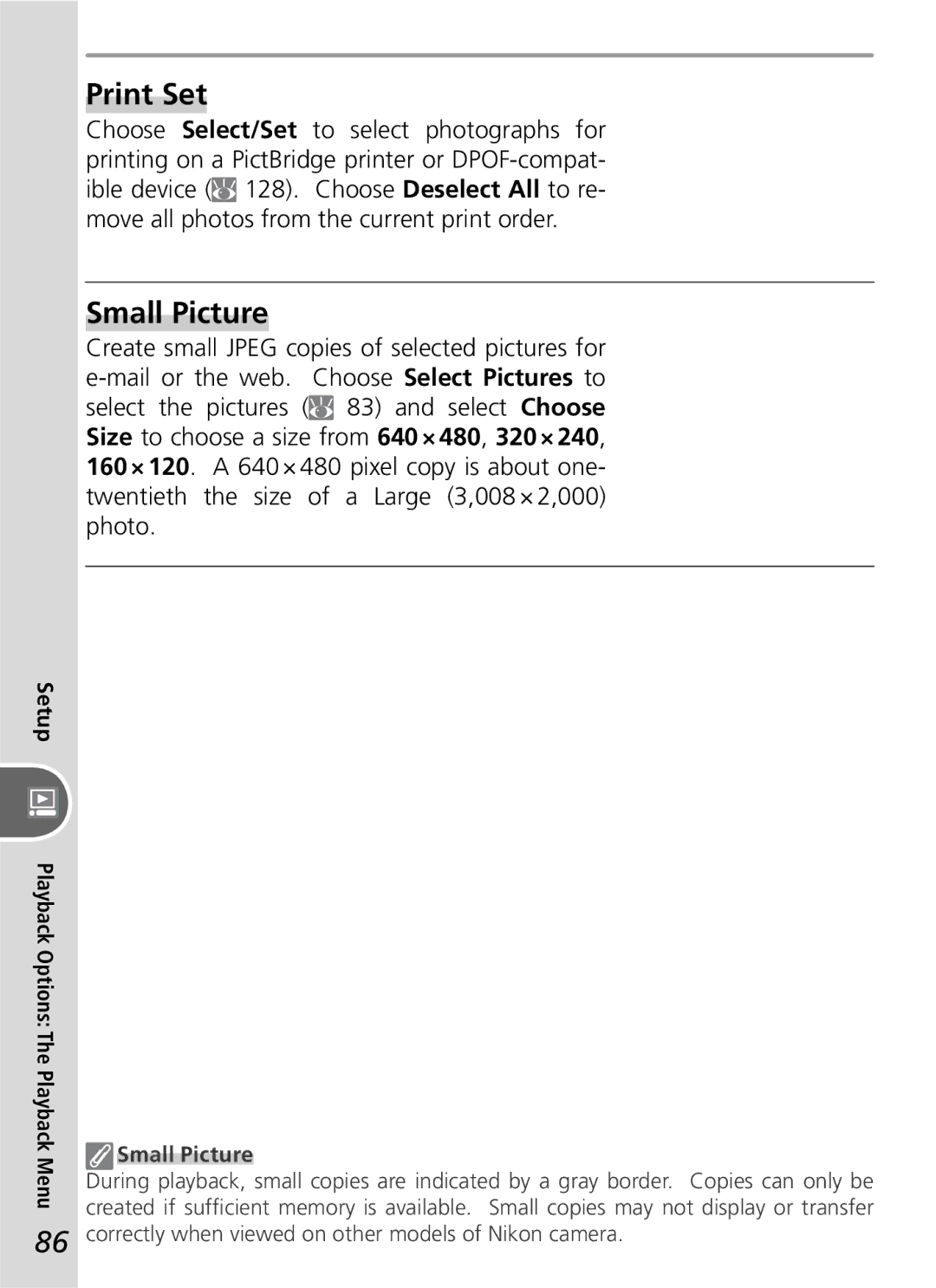 Nikon D50 manual Print Set, Small Picture 