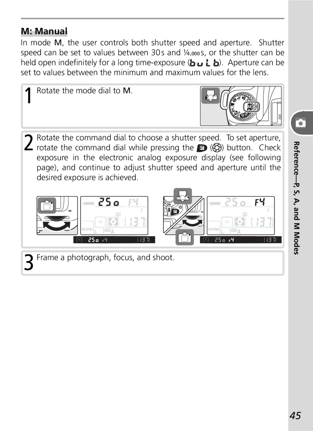 Nikon D50 manual Manual 