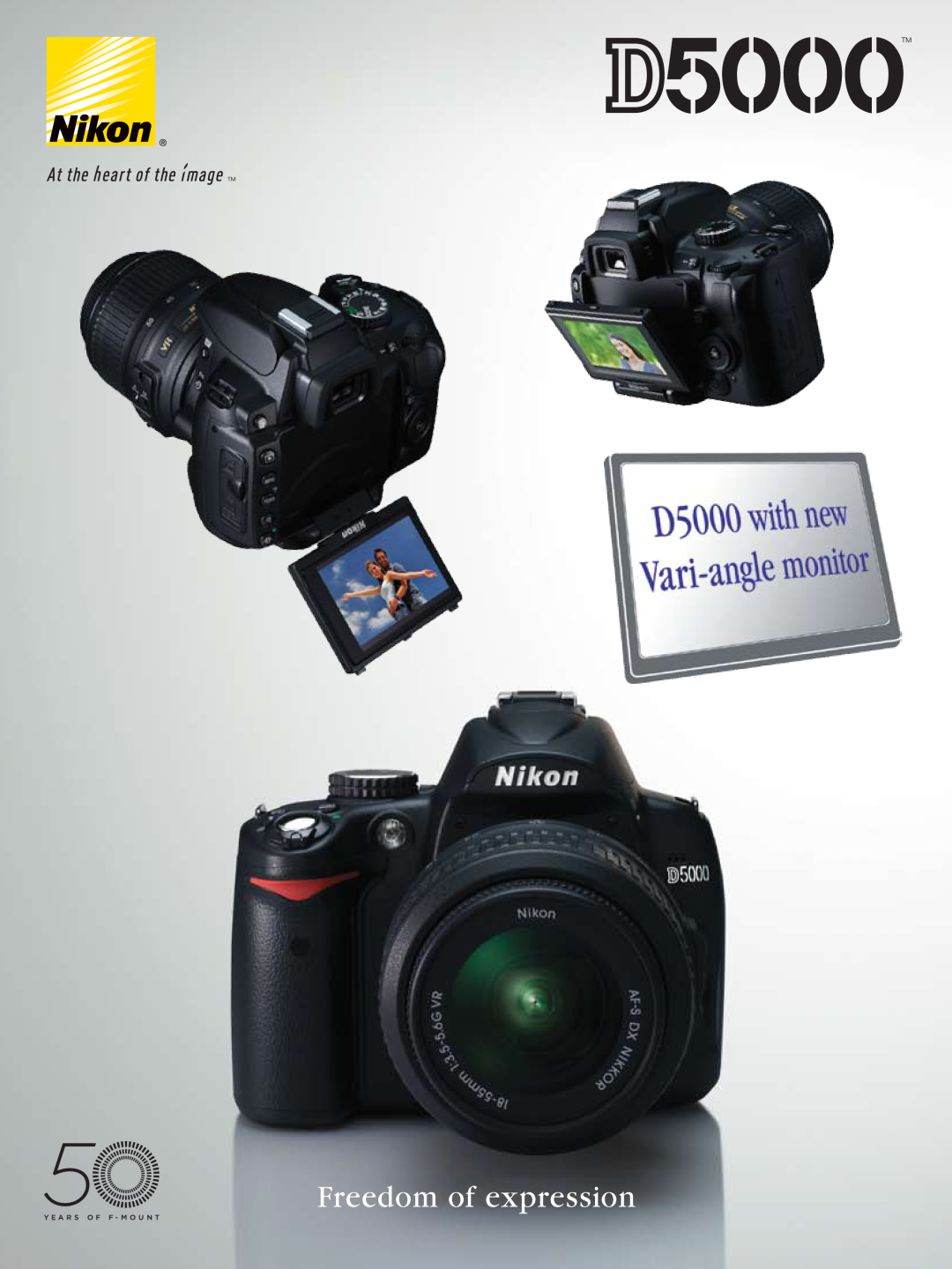 Nikon D5000 manual Freedom of expression 