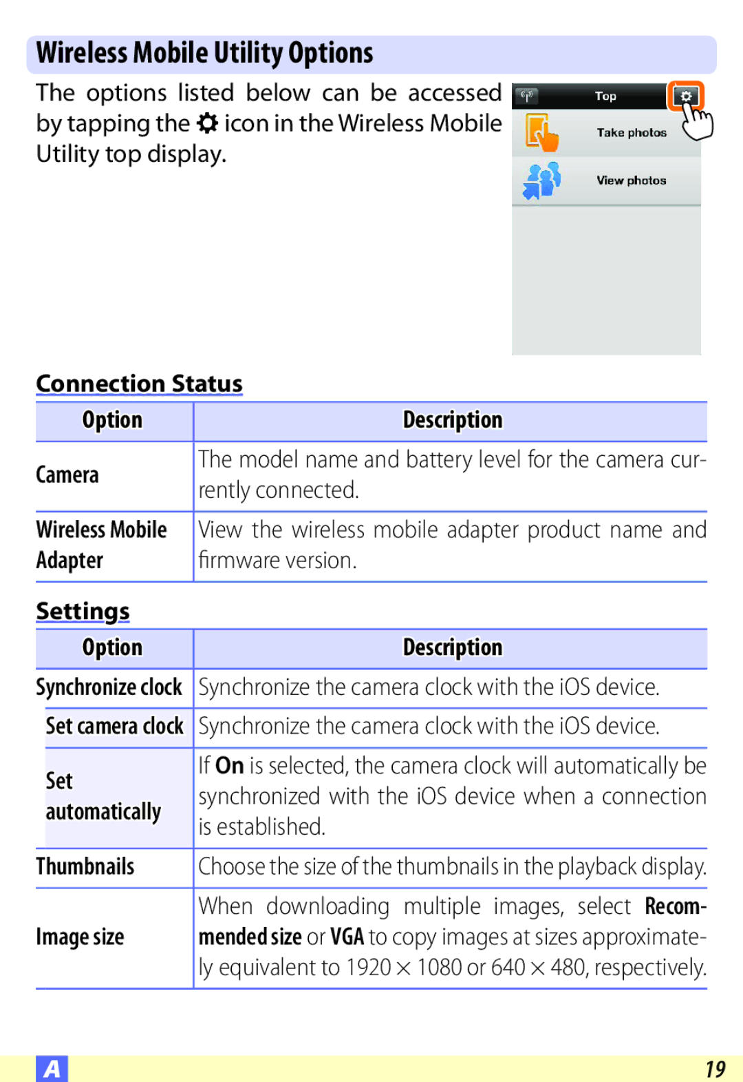 Nikon S9500, D600, SS200, S6500, COOLPIX:PS20, S6600, P330, AW110 user manual Wireless Mobile Utility Options 