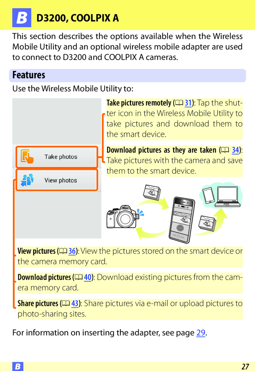 Nikon D600 user manual D3200, Coolpix a 