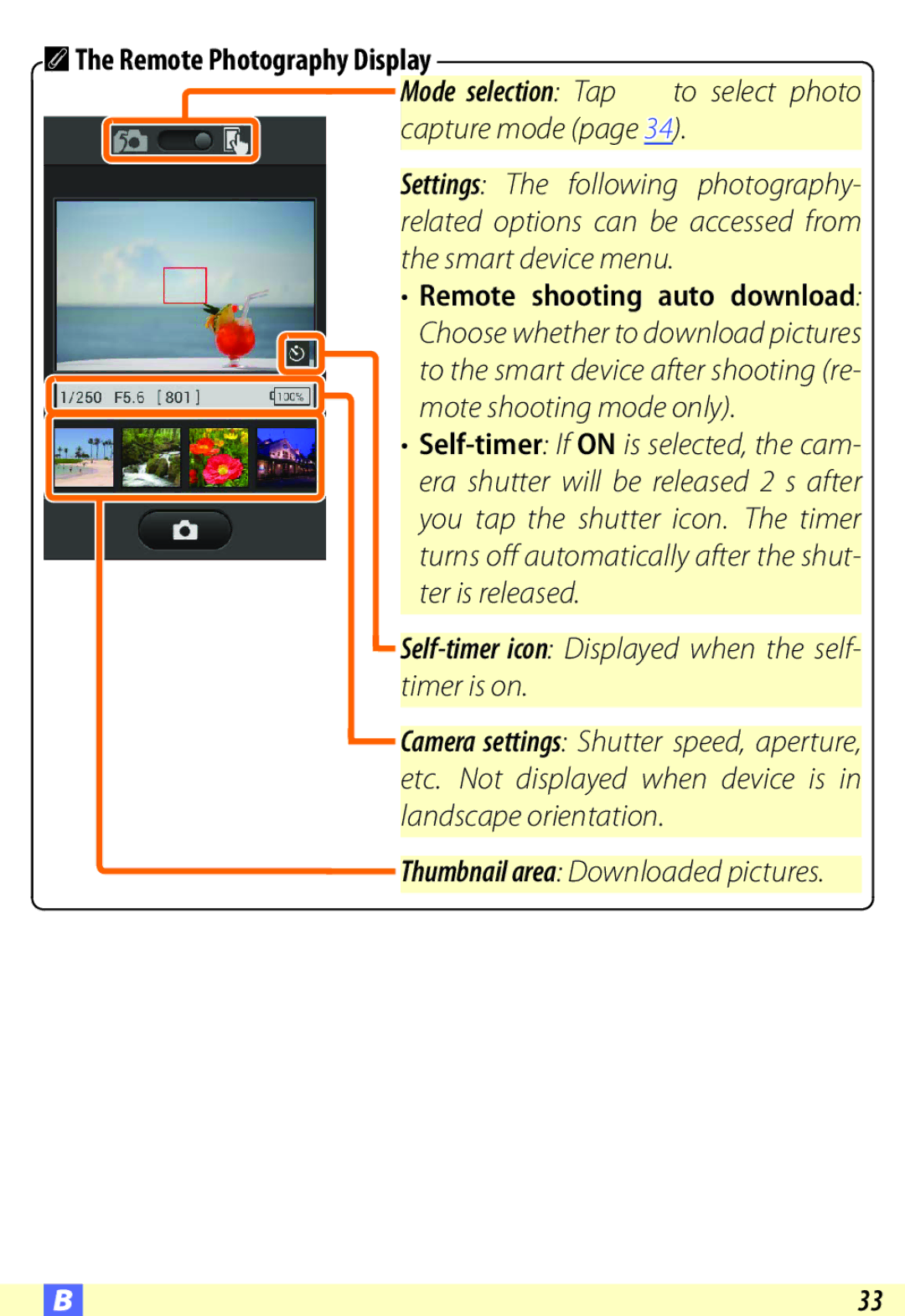 Nikon D600 user manual Self-timer icon Displayed when the self- timer is on 