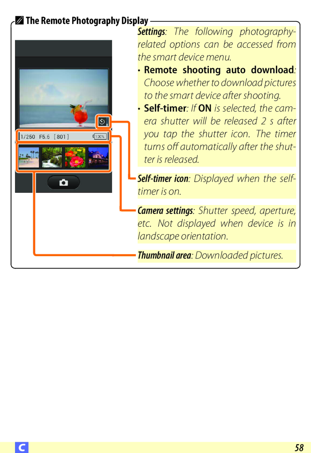 Nikon D600 user manual Self-timer icon Displayed when the self- timer is on 