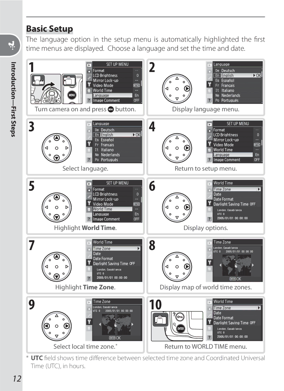 Nikon D200OUTFIT, D70-series, D200BODY, D200KIT, 17002 manual 910, Basic Setup 