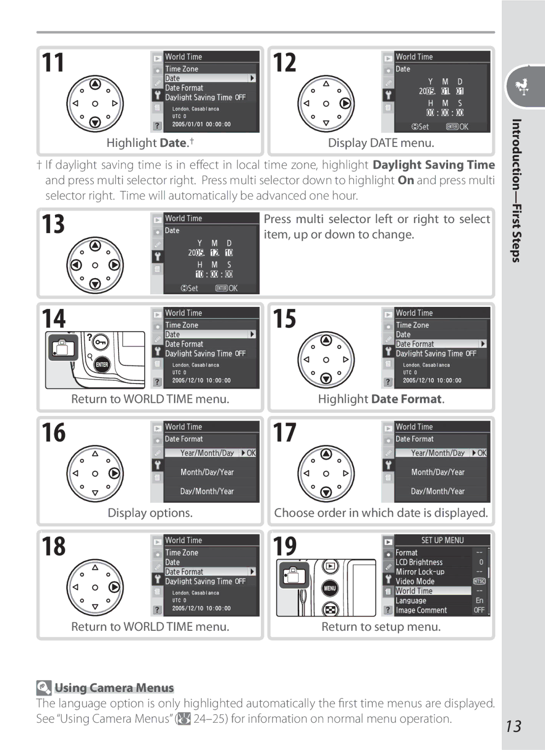 Nikon D200KIT, D70-series, D200BODY, D200OUTFIT, 17002 manual 1112, Using Camera Menus 