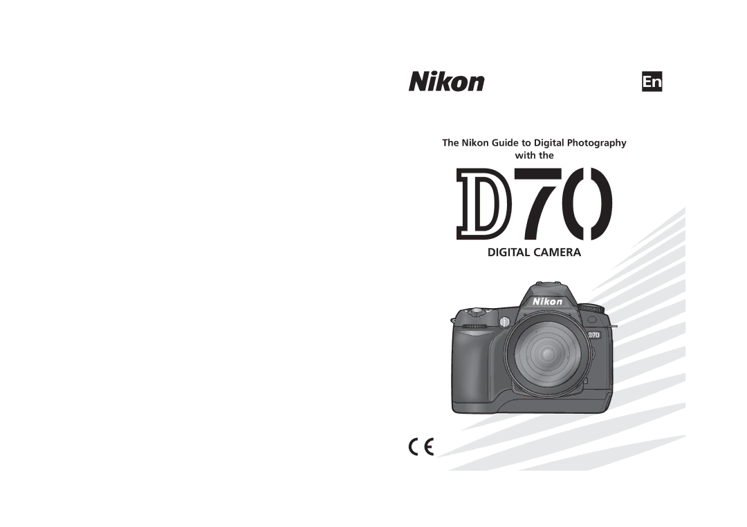 Nikon D70 manual Digital Camera 