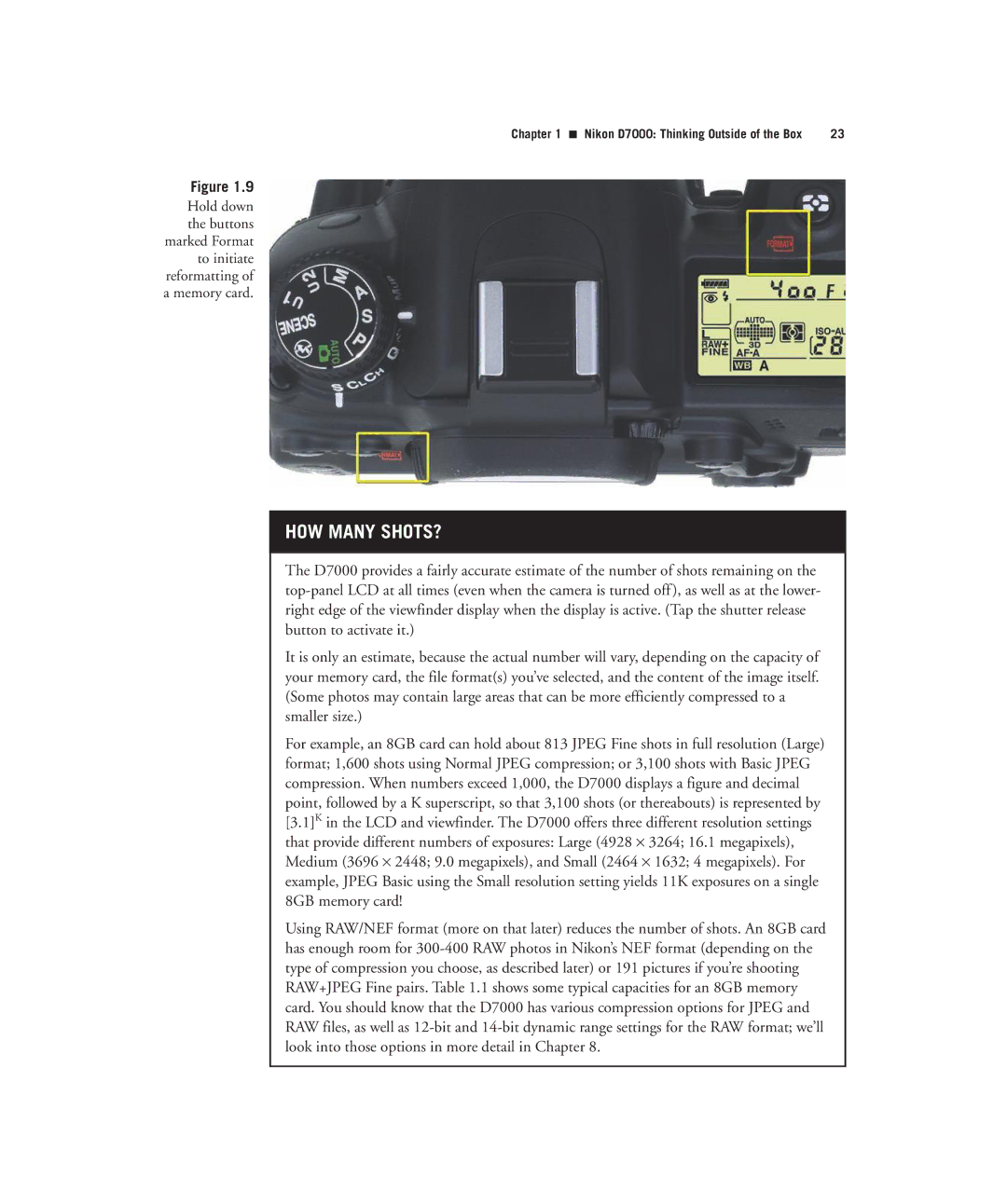 Nikon D7000 manual HOW Many SHOTS? 