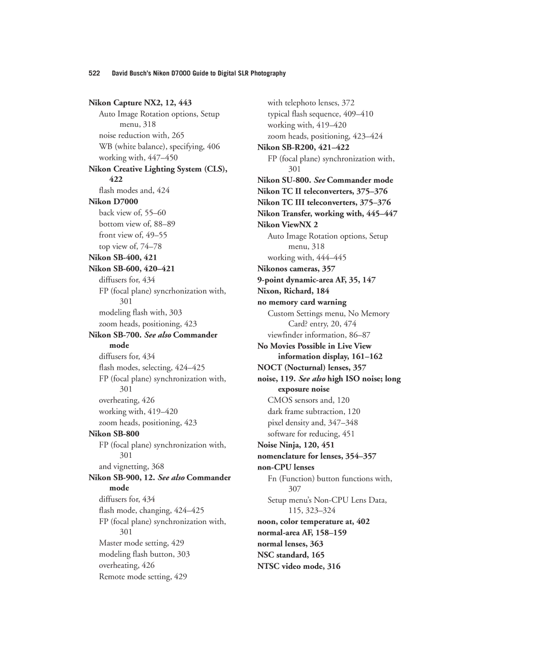 Nikon manual Nikon Capture NX2, 12, Nikon Creative Lighting System CLS 422, Nikon D7000, Nikon SB-400 Nikon SB-600 