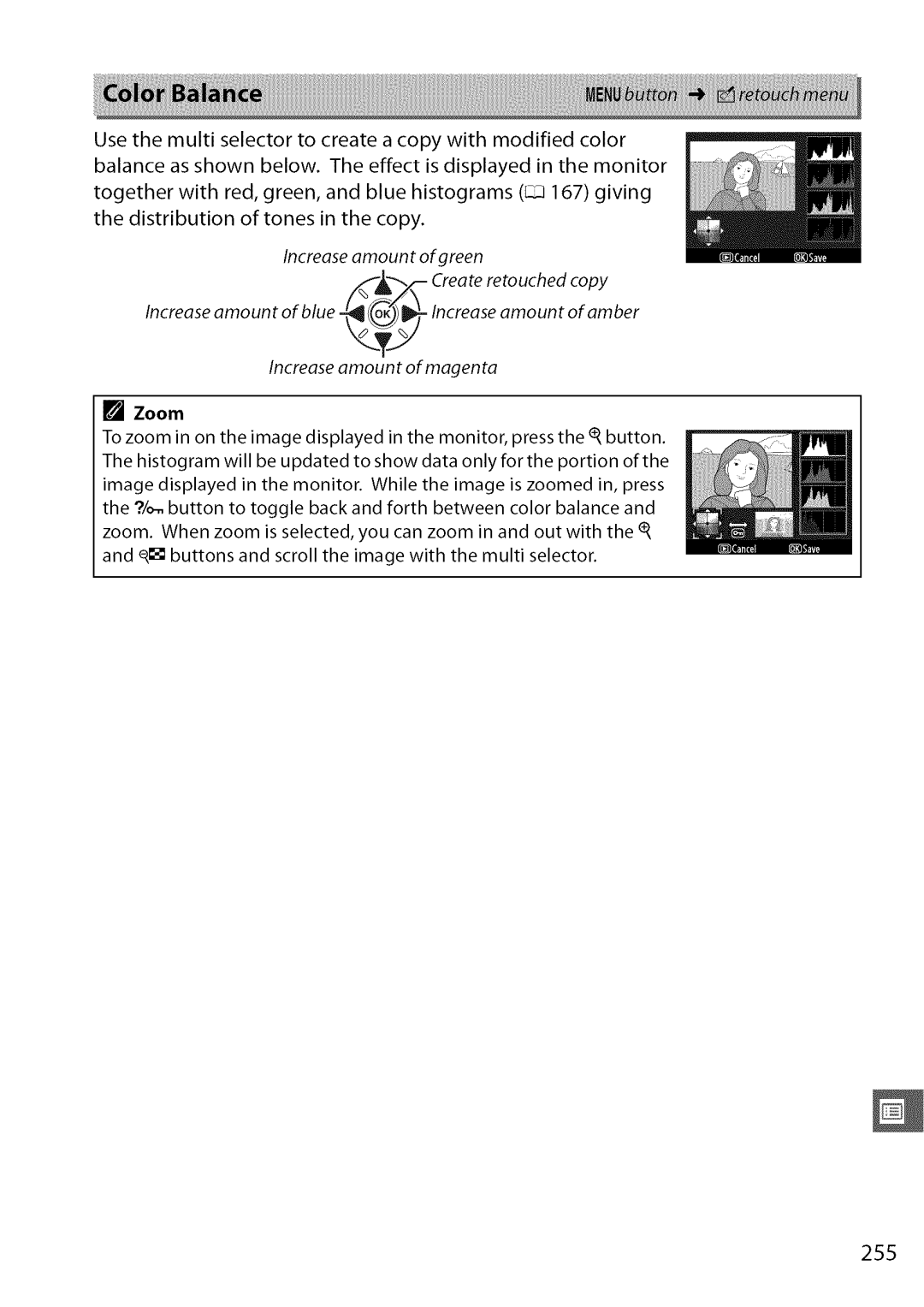 Nikon D7000 user manual 255 