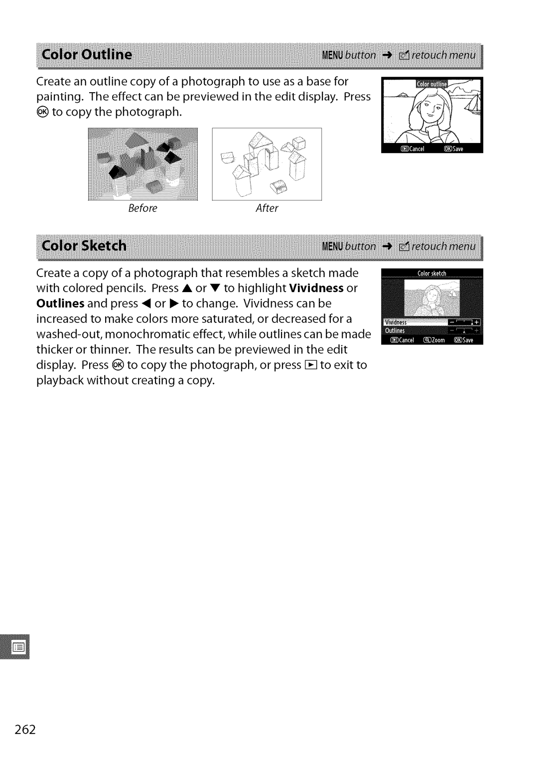 Nikon D7000 user manual BeforeAfter 