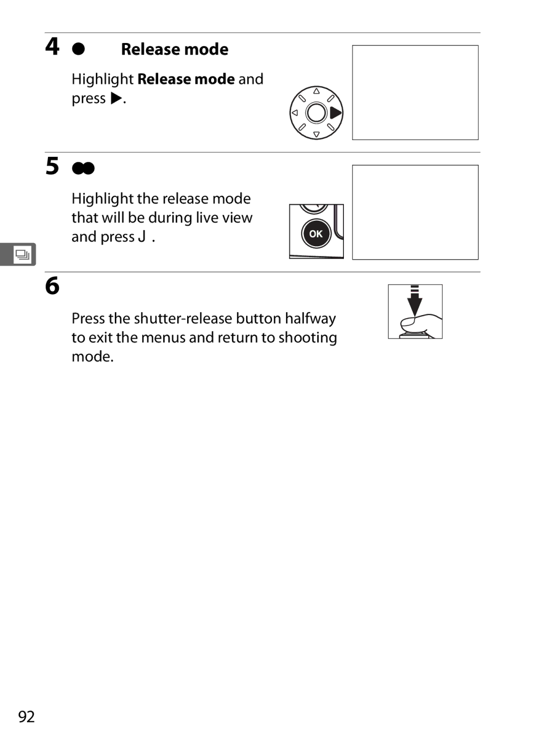 Nikon D7000BODY, D700OUTFIT, D700BODY, D7000KIT user manual Select Release mode, Select a release mode 