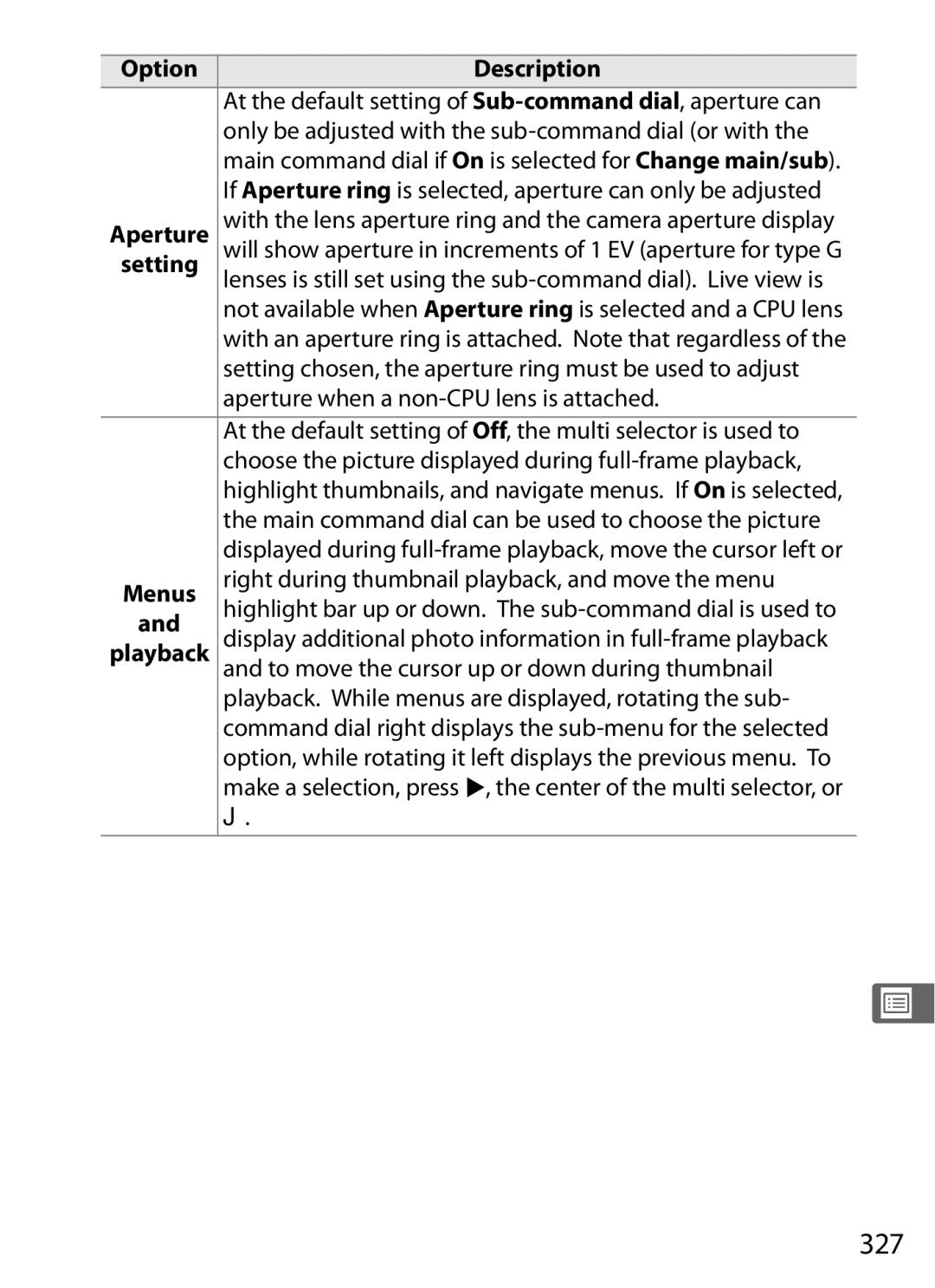 Nikon D700BODY, D700OUTFIT, D7000BODY, D7000KIT user manual 327 