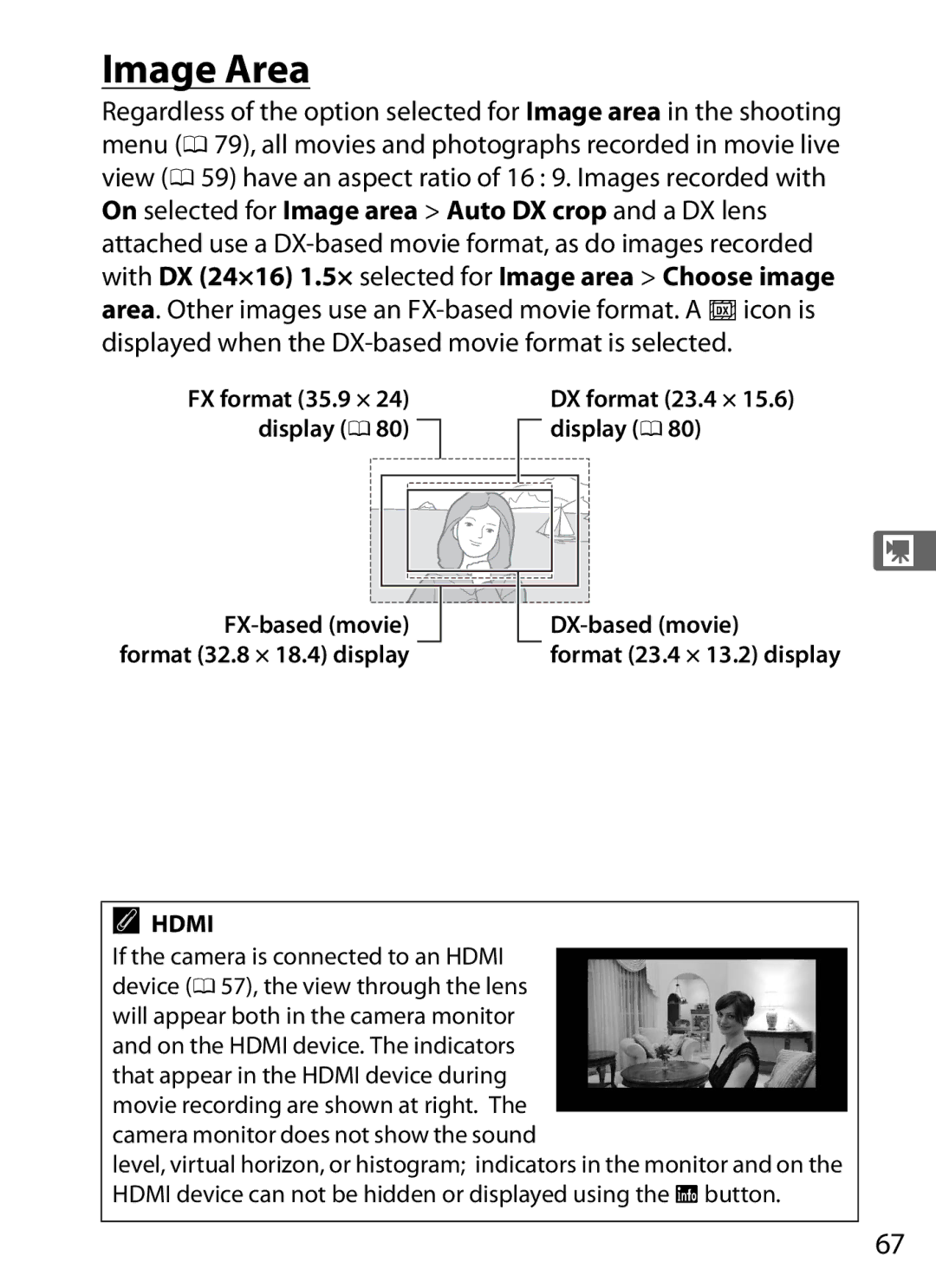 Nikon D800 (Body Only), D800EFXBODY, D800 E, D800BODY, 2164+25468, 25480 Image Area, DX-based movie Format 23.4 × 13.2 display 