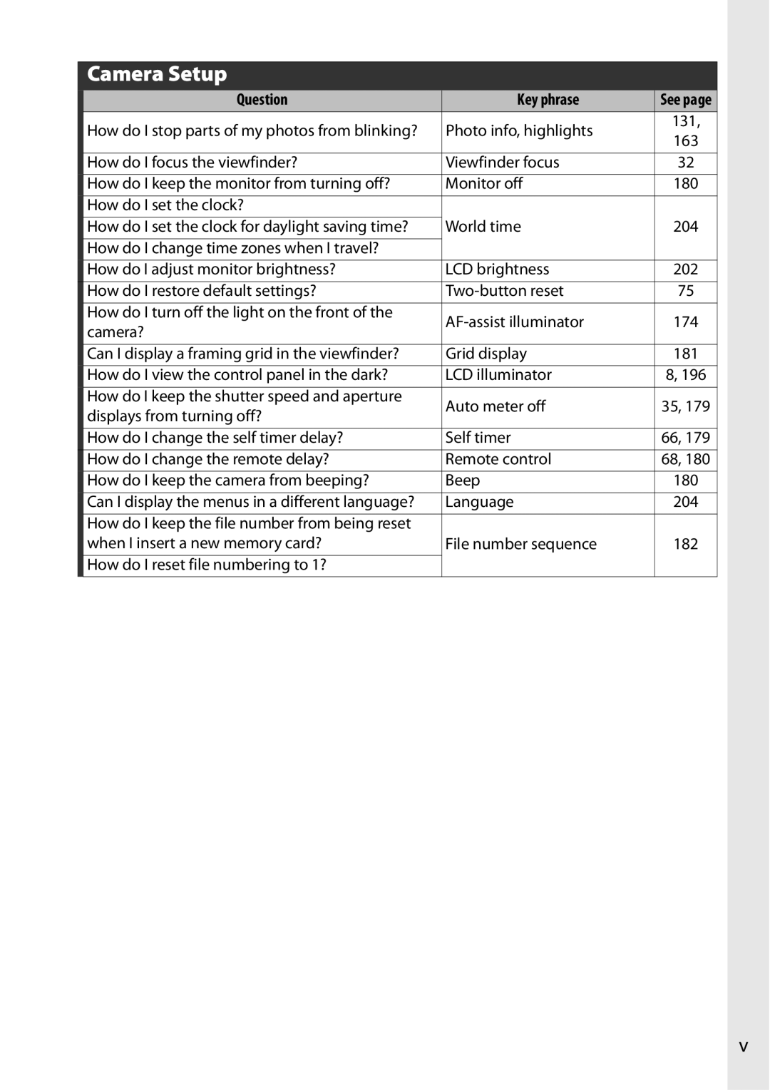 Nikon D90 Photo info, highlights, How do I set the clock? World time, How do I set the clock for daylight saving time? 